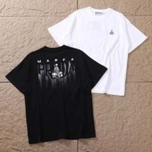 Prada Marfa Graphic Oversized Cotton T-Shirt